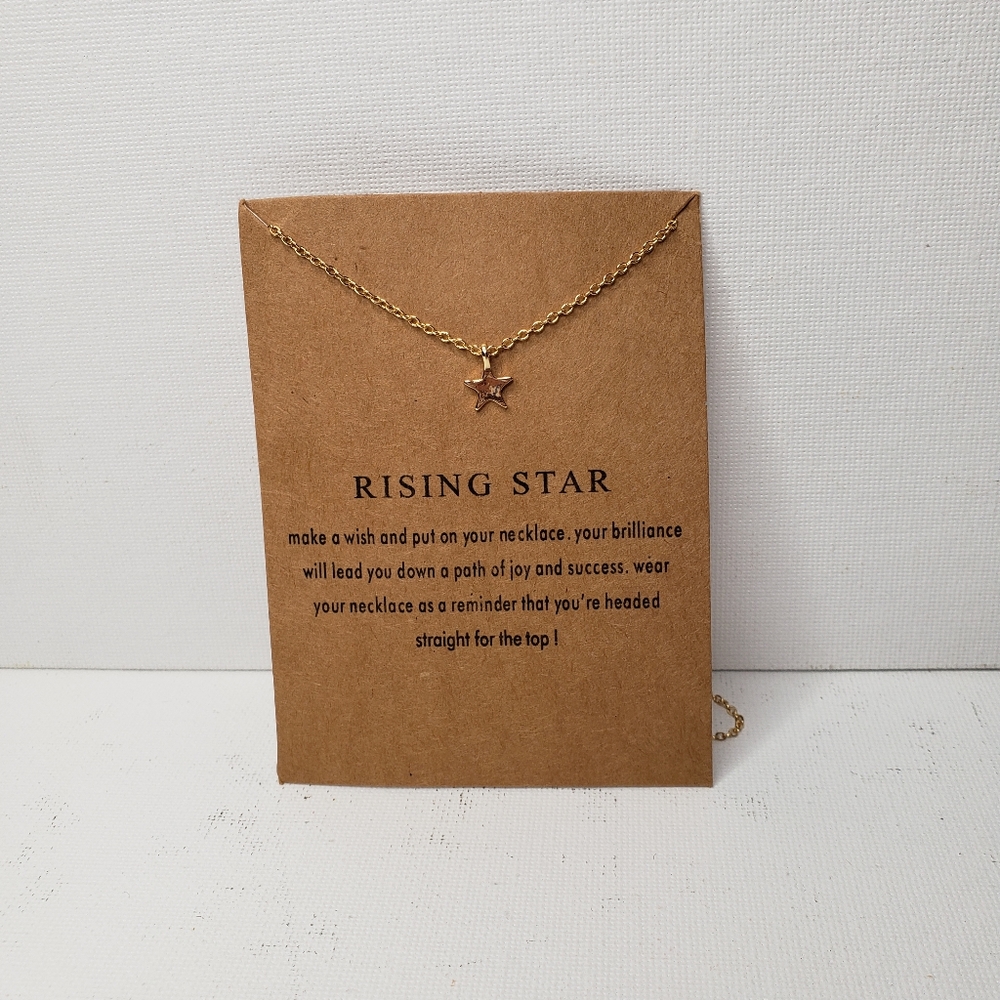 Rising Star Necklace on a 16" Adjustable Chain